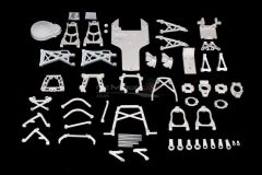 King Motor Dyeable White Nylon Kit for KM Buggies, Rovan & HPI Baja 5B