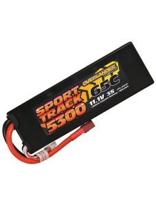 Overlander 5300mAh 11.1V 3S 65C Hard Case Sport Track LiPo Battery XT60