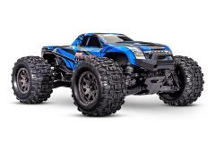 Traxxas Mini Maxx BL-2S 4WD RTR Monster Truck, Blue (+ TQi 2-ch, BL-2s, 2S LiPo, USB-C Charger, Clipless Body)