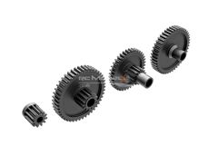 Traxxas Gear set, transmission, low range (crawl) (40.3:1 reduction ratio)/ pinion gear, 11-tooth