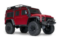 Traxxas 1/10 TRX-4 Defender 4WD RTR with Clipless Mounting - Red
