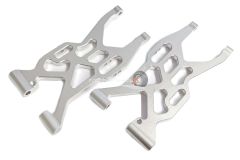 Atop RC Alloy Rear Suspension Arms - Silver