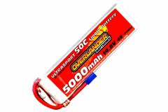 5000mAh 4S 14.8v 50C LiPo Battery Overlander Ultrasport - EC5