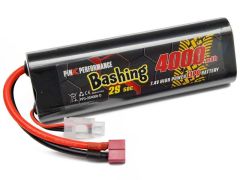 Pink Bashing LiPo 2S 7.4V 4000mAh 50C (Deans) Round