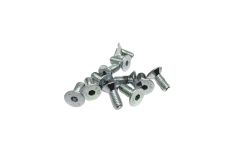 M5X12 Flat Head Screws Zinc x 10