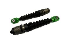 CNC 8mm Front Suspension Piston Pair - Green