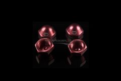 30 Degrees North Alloy Hub Nuts - Red