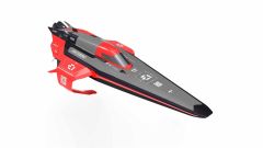 Joysway E1 Racebird 1:14 545mm RTR Hydrofoil Boat Coral - Red