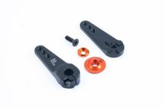 Fastrax 15T Jumbo Black Alum 3-IN-1 Servo Horn (SAV/MUL/HI)