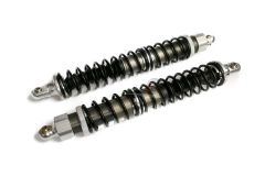 CNC 8mm Rear Suspension Shock Pair - Silver