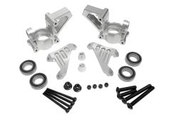 Rovan Baja CNC Alloy Front Hub Carrier Set Silver