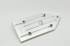 ATOP RC Alloy Rear Chassis Guard/Skid Plate Silver