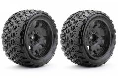 Jetko EX Tyre King Cobra Belted XMT Black Wheel TRX Xmaxx/ Kraton (2pcs)