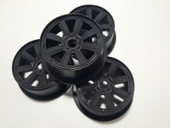 MadMax 8 Spoke Black Rims & Blue Beadlocks