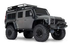 Traxxas 1/10 TRX-4 Defender 4WD RTR with Clipless Mounting - Silver