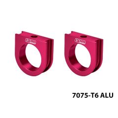 GPM Alloy 7075 Center Differential Bearing Carrier For LOSI 1/5 5IVE-TE 3.0 Red