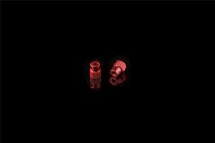 KM Threaded Stop Collars - Red - Blue