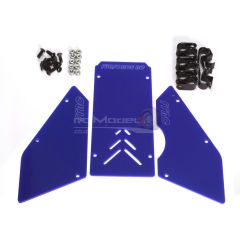 FullForce RC Front/Side Window Set for HPI Baja 5B - Blue