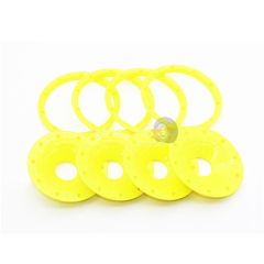 Enclosed beadlock set Yellow (4pc)