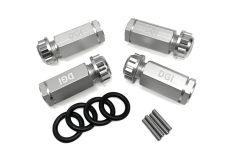 DGI 2" Wheel Extender Set for Losi DBXL / MTXL - Silver