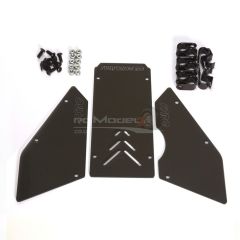 FullForce RC Front/Side Window Set for HPI Baja 5B - Smoked