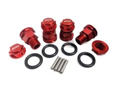 ATOP Rc Alloy Axle Extender Red
