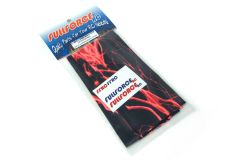 FullForce RC Ligntning Red/Pink Shock Boots (4) – Fits Losi 5IVE‑TE 3.0
