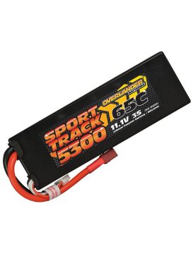 Overlander 5300mAh 11.1V 3S 65C Hard Case Sport Track LiPo Battery XT60
