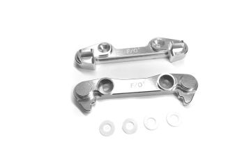 GPM Alloy 7075 Front Arm Bulk (0 Degree) For Losi 5IVE-T Silver