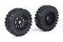Rovan All Terrain Buggy Wheels On Webline Front Pair Black