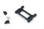 Atop RC Traxxas TRX-4 Alloy Steering Servo Mount - Black