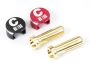Centro LowPro Heatsink Plug Connector Grips with 5mm Bullet