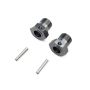Losi Front/Rear Wheel Hex and Pin (2): ALL 5IVE