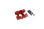 HDT Red Aluminum Skid Plate for TRX4M