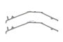 Baja Buggy RollCage Left and Right Side Bars - Grey (2pc)
