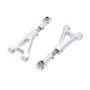 Rear Adjustable Upper Arms Silver inc Ball Ends