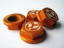UberRC Enclosed Wheel Nuts x4 - Orange
