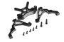 Rovan Baja CNC Alloy Front Shock Mount & Shock Towers Black