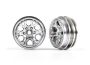 Traxxas Wheels, 1.0in (statin chrome) (2)