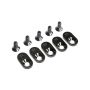 Losi Engine Mount Inserts & Screws, 22T: 5ive-T 2.0