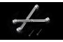 Rovan Alloy Rear Shock Tower Support Pair Silver