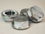 UberRC Enclosed Wheel Nuts 5ive-T - x4 Silver Billet