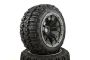 Pioneer Buggy Wheels Black Pioson Rims Rear Pair