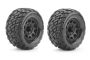 Jetko EX Tyre MT Rockform Black Wheel 2.8 Hex 12,14,17mm (2pcs)