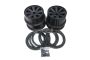 Mad Max 8 Spoke Rims With Beadlocks Black & Black