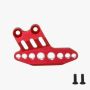 HDT CNC Alloy Chain Guards Protector Red: Promoto-MX