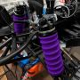 FullForce RC Purple Shock Boots (4) – Fits Losi 5IVE‑TE 3.0