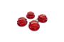 Atop RC Enclosed Wheel Nuts Red 4pc