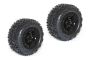 FTX Carnage Mounted Wheel/Tyre Complete Pair – Black (FTX6310B)
