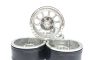 ATOP RC TRX4 1.9inch Wheels w/Metal Hub Silver